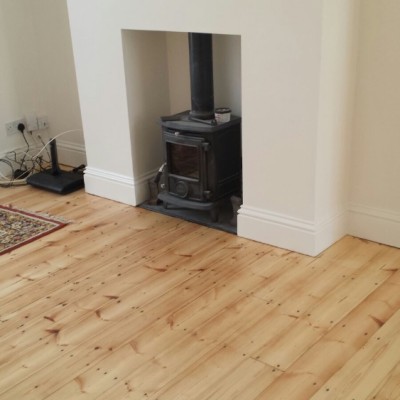 Log burner Installation in penarth completed along with full living room refurbishment.
